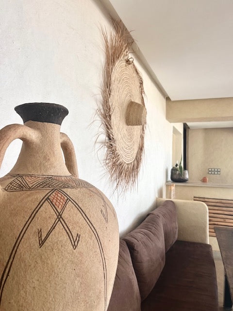 Decoratieve palmblad hoed