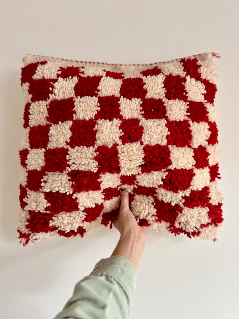 Berber checkered kussen Dina