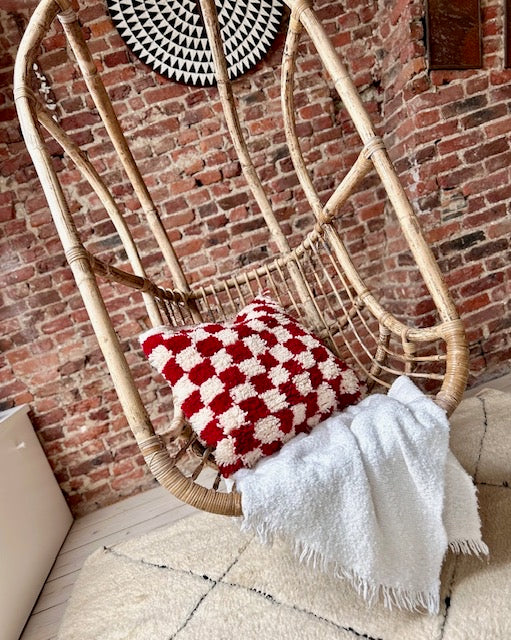 Berber checkered kussen Dina