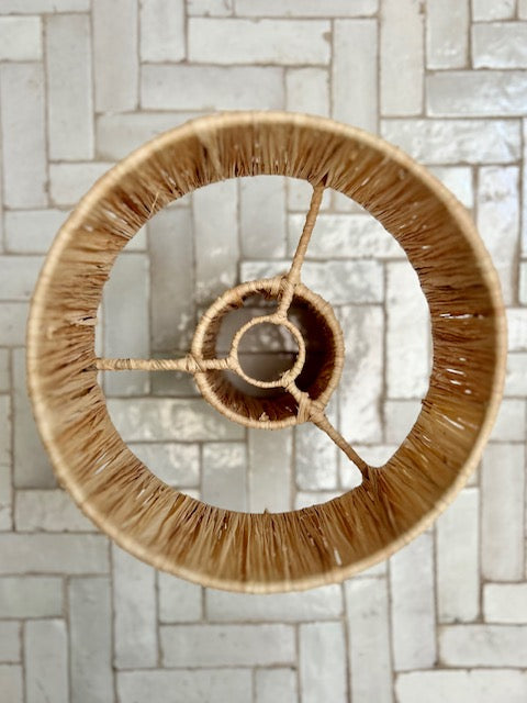 Raffia lampenkap Dounia