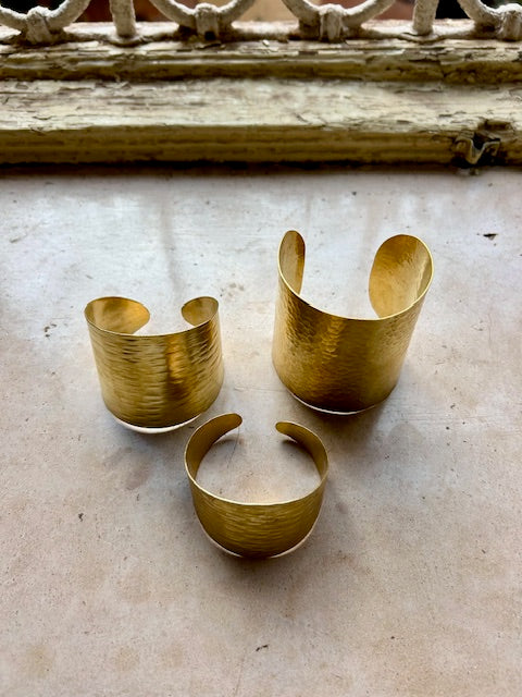 Gouden armband breed