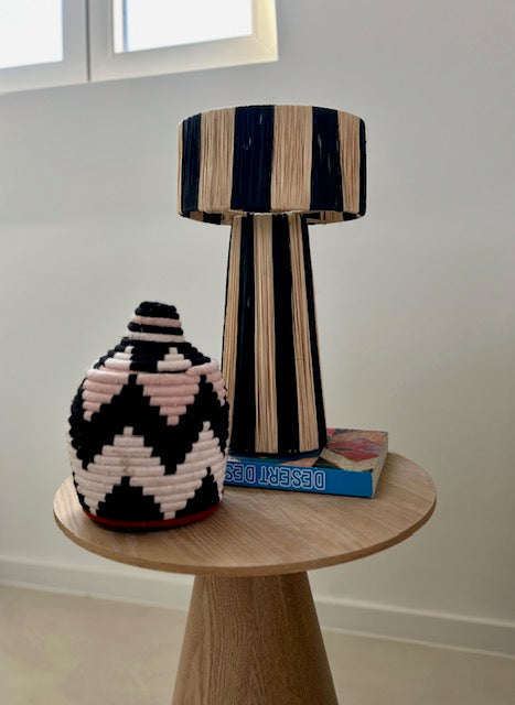 Raffia lampenkap Djenna