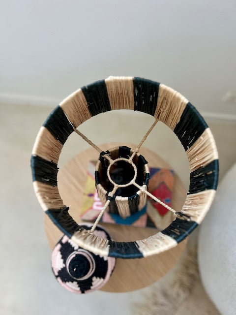 Raffia lampenkap Djenna