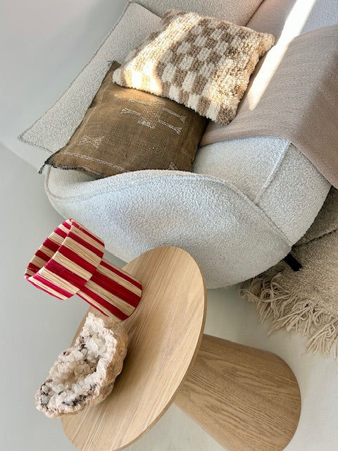 Raffia lampenkap Mona