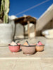 Kom Marrakesh met zilverkleurige rand