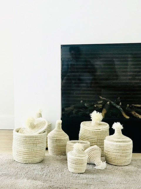 Berber pompom mand L