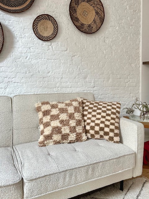 Berber checkered kussen Nisa