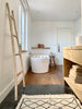 Decoratieve houten ladder