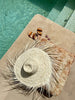 Decoratieve palmblad hoed