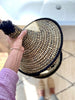 Berber zwarte opbergmand met pompom