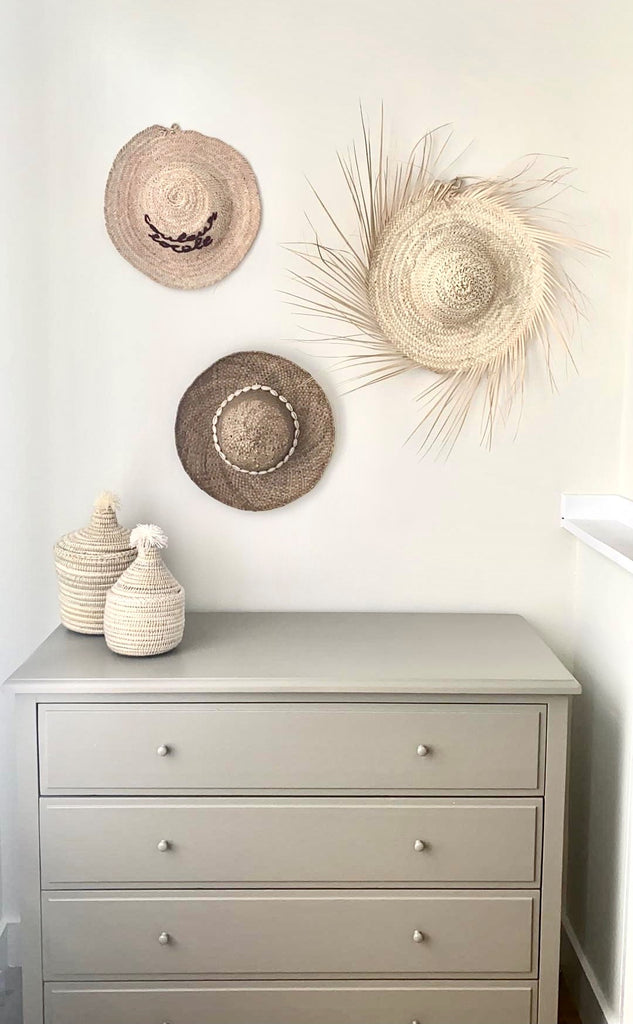 Decoratieve palmblad hoed