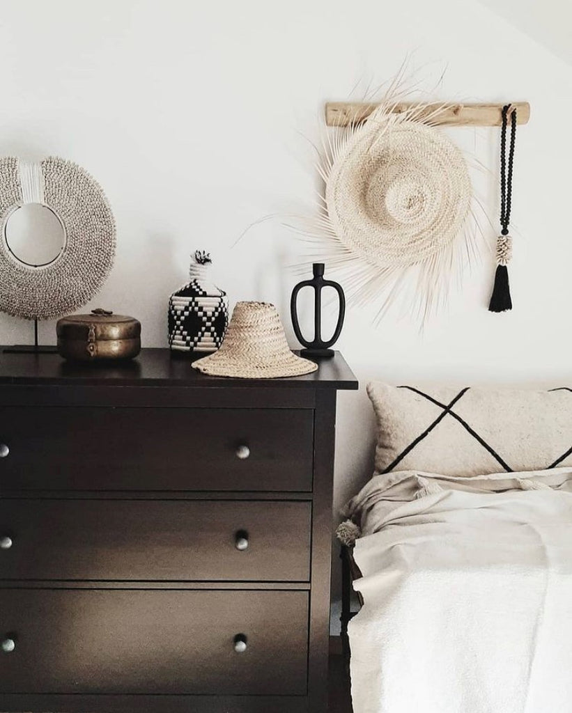 Decoratieve palmblad hoed