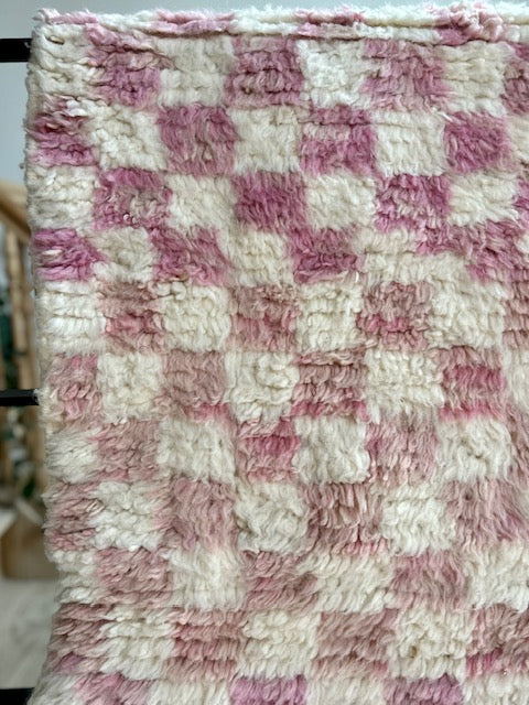 Oued Zem checkered tapijt Halima