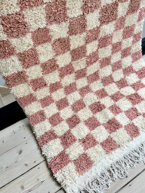 Oued Zem checkered tapijt Mounia