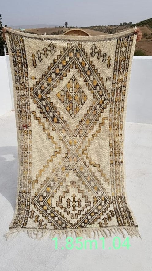 Vintage Beni Ouarain tapijt Fatoumata