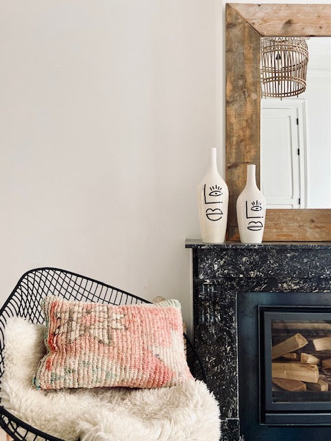 Vaas flesvorm Essaouira design "Visage"