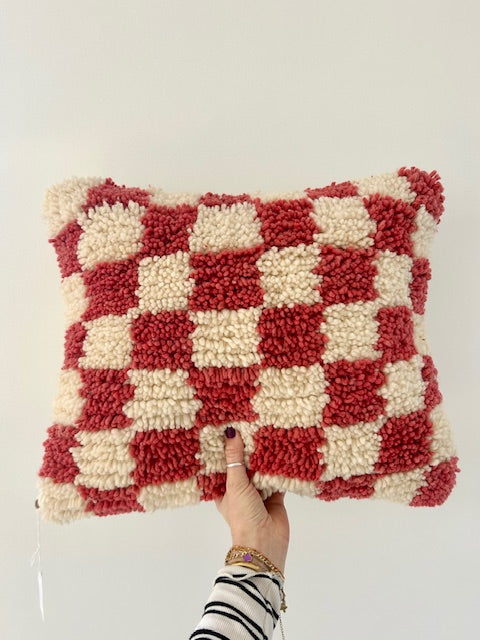 Berber checkered kussen Bibi