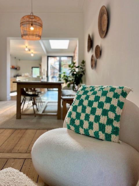 Checkered kussen Hanine