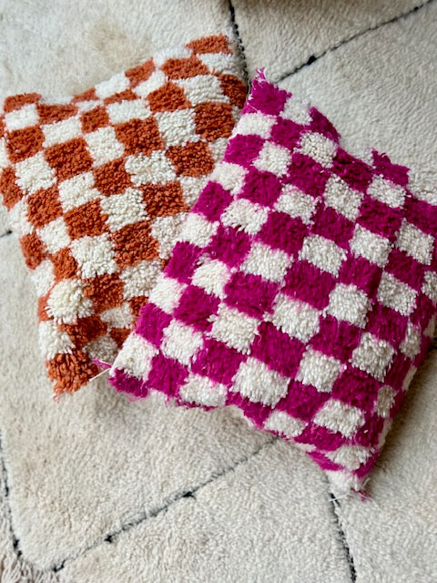 Berber checkered kussen Anaïs