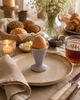 Eierdopje Marrakesh met zilverkleurige rand