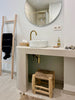 Decoratieve houten ladder