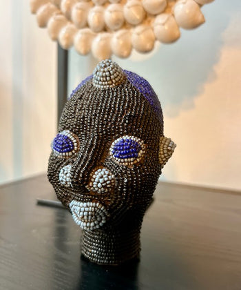 Beeldje Afrikaans kralenhoofd 4