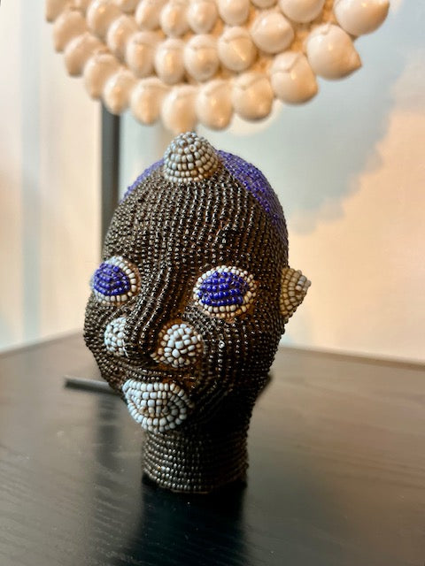 Beeldje Afrikaans kralenhoofd 4