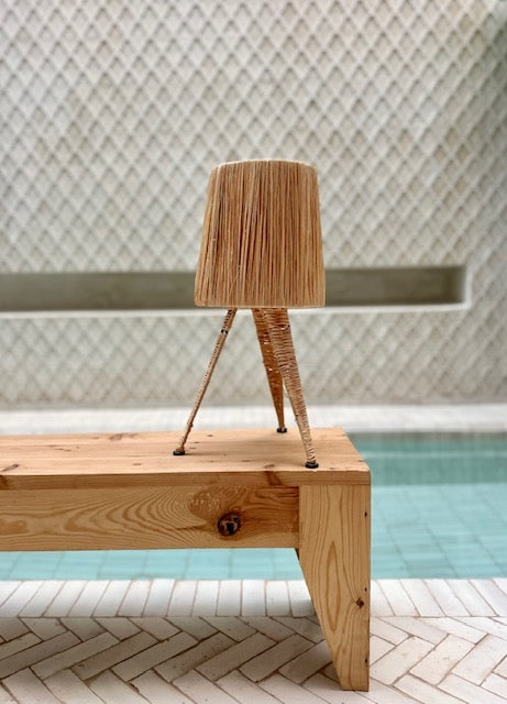 Raffia lampenkap Saida