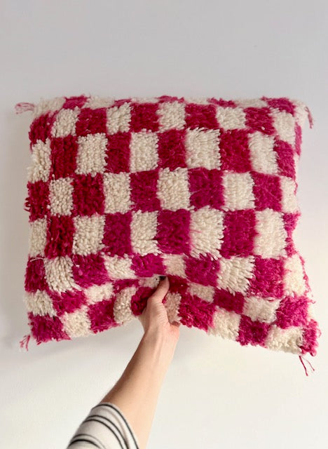 Berber checkered kussen Anaïs