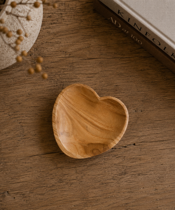 Houten schaaltje hart