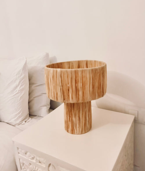 Raffia lampenkap Dounia