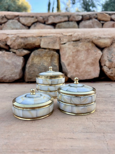 Juwelenpotje parelmoer