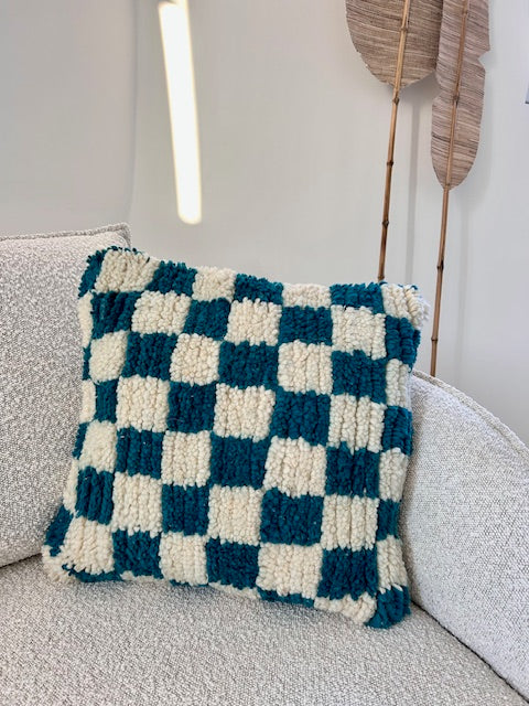 Berber checkered kussen Hakima
