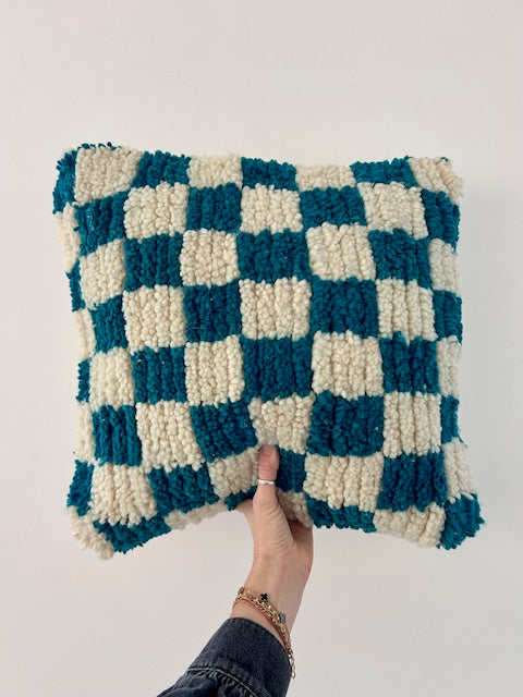 Berber checkered kussen Hakima