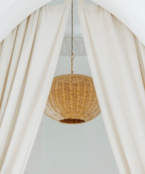 Rieten lampenkap Amira