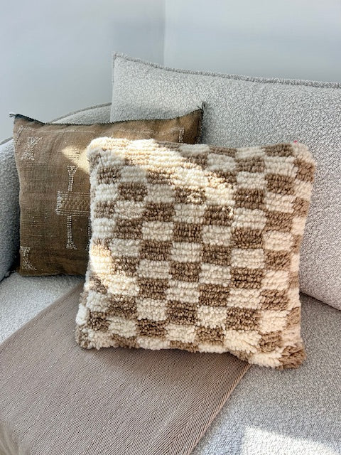 Berber checkered kussen Maryna