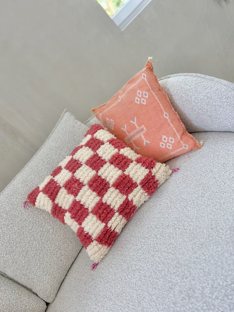 Checkered kussen Hanine