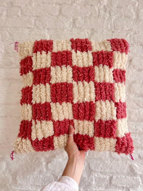 Berber checkered kussen Hutun