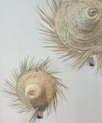 Decoratieve palmblad hoed