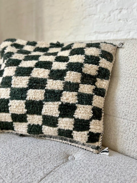 Berber checkered kussen Mounia