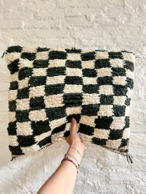 Berber checkered kussen Mounia