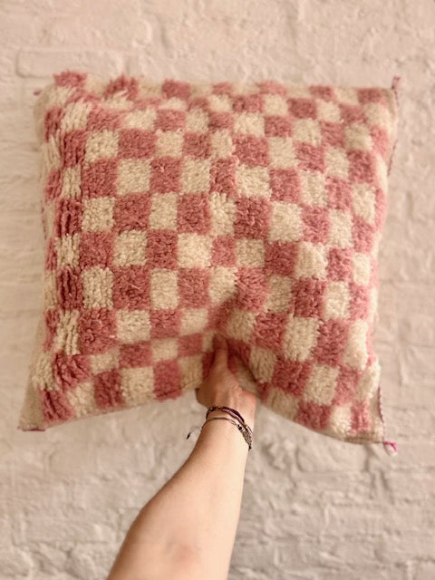 Berber checkered kussen Fatima