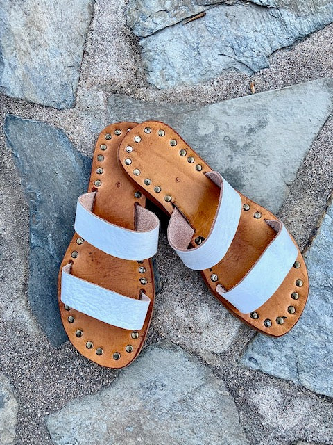 Lederen sandaaltjes Essaouira