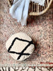 Ronde Beni Ouarain flatweave poef Radia