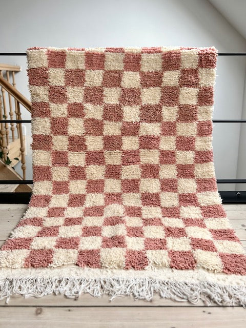 Oued Zem checkered tapijt Mounia