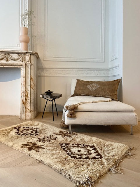 Vintage Beni Ouarain tapijt Samra