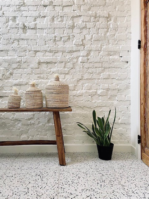 Berber pompom mand S