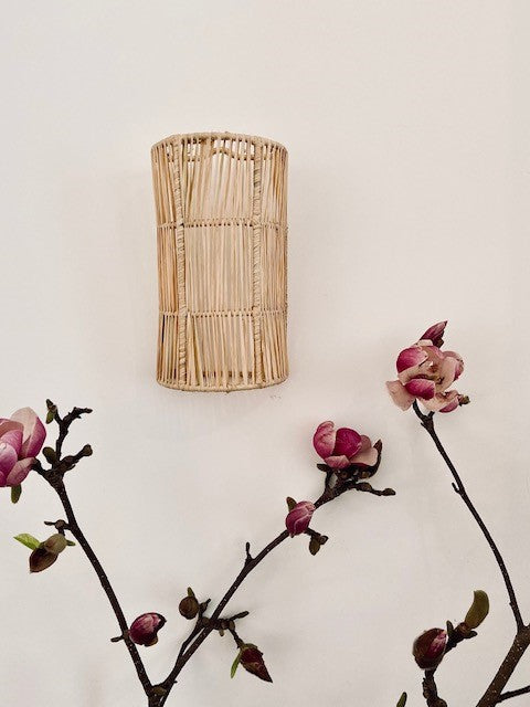 Lampenkap in raffia